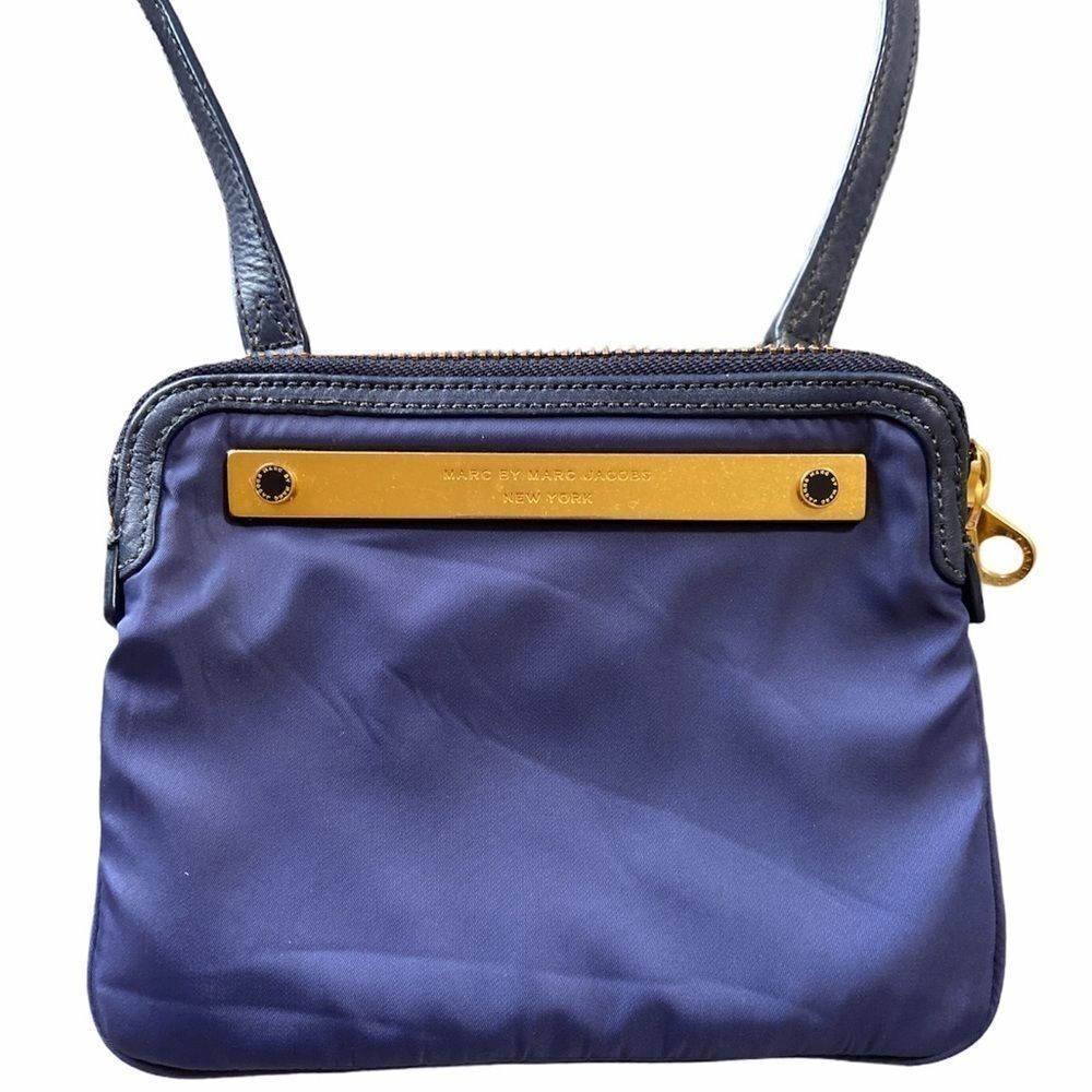 Marc by Marc Jacobs Nylon Crossbody Purse Blue